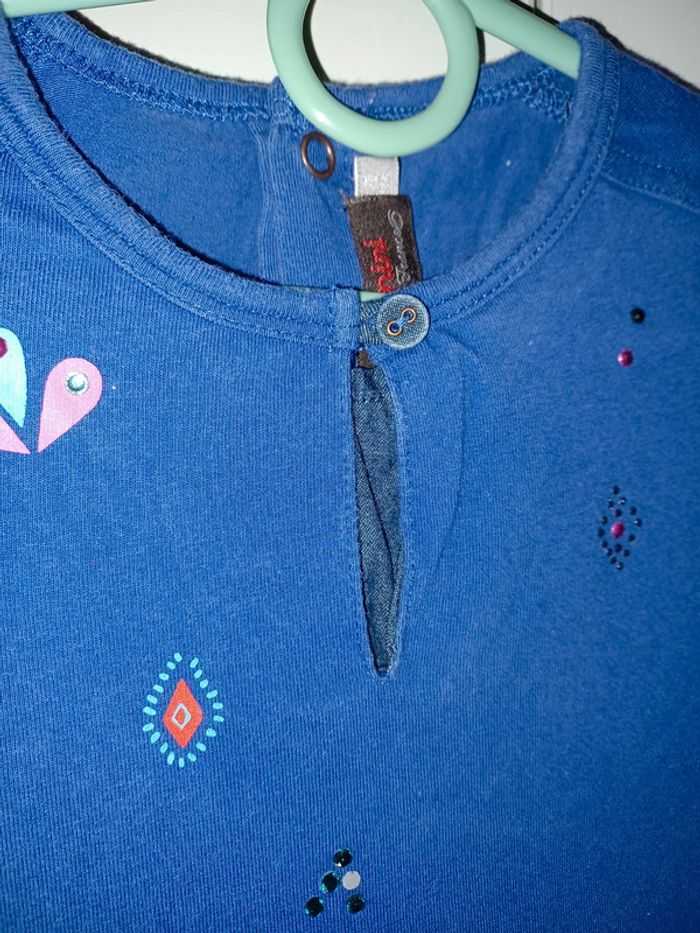 Robe Catimini bleu 4 ans - photo numéro 4