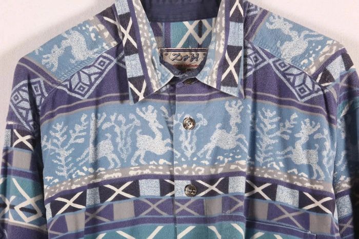 Superbe veste légère en coton vintage 80's unisexe (#23575) - photo numéro 2