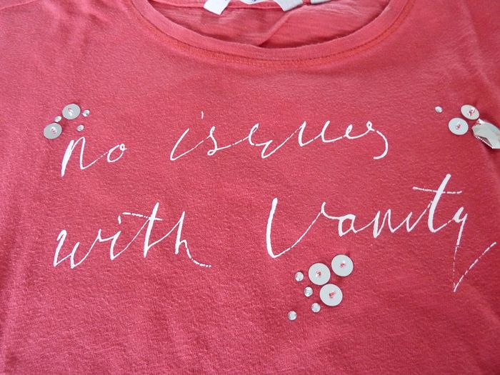 T Shirt fantaisie rouge - photo numéro 3