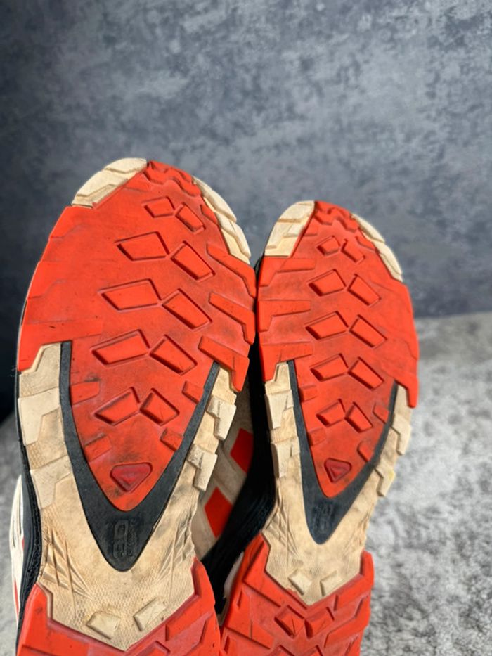 Salomon XA Pro 3D V8 - Gore-Tex - Black & White & Orange - photo numéro 10