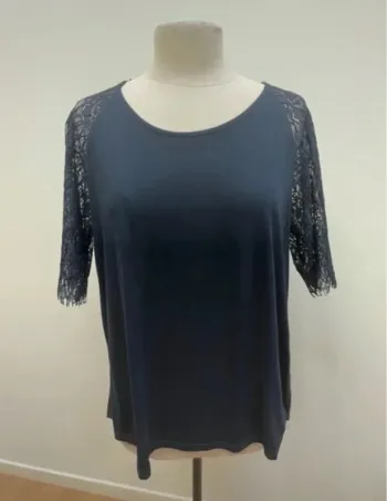 Superbe Blouse fluide neuve avec dentelle 🌸 46