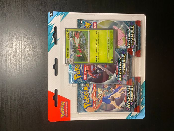 Tripack Pokémon Aventures Ensemble + Carte Promo Yanmega – Neuf – VF