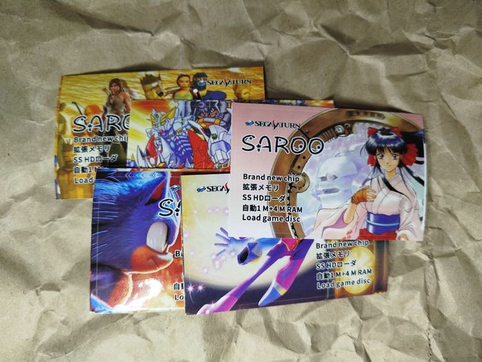SEGA Saturn SAROO / Firmware 0.7 / MicroSD 256Go Fullset PAL + Sel. US/JAP - photo numéro 5