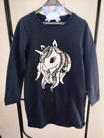 H&M Robe sweat Fille 8 ans 