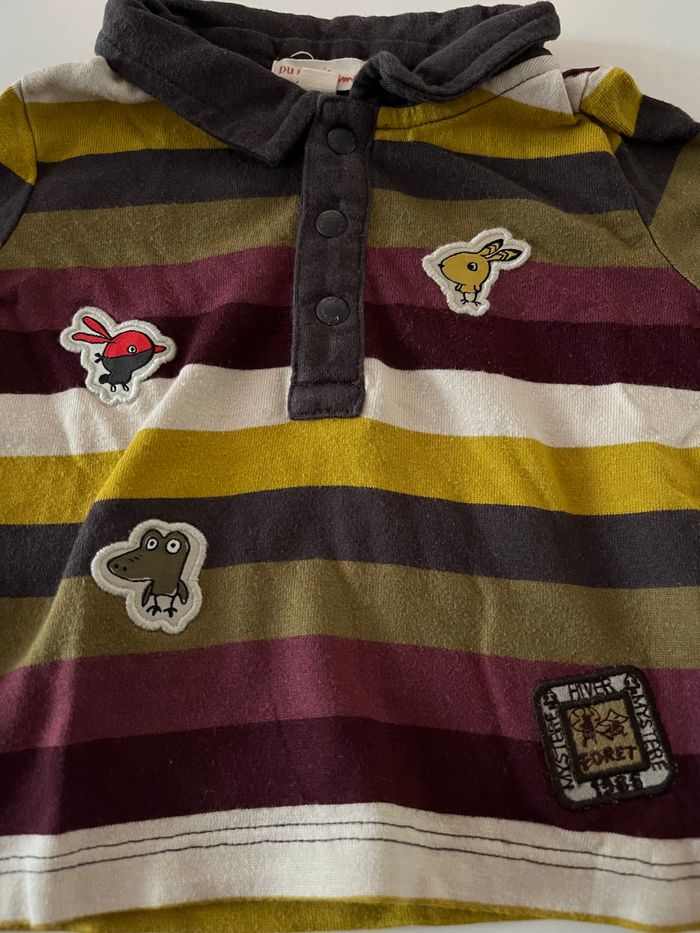 Haut polo rayé DPAM - photo numéro 5