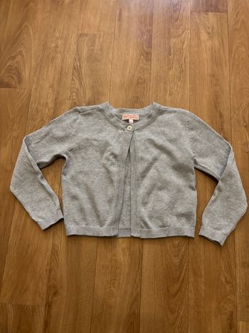 Gilet argenté fille 5/6 ans 