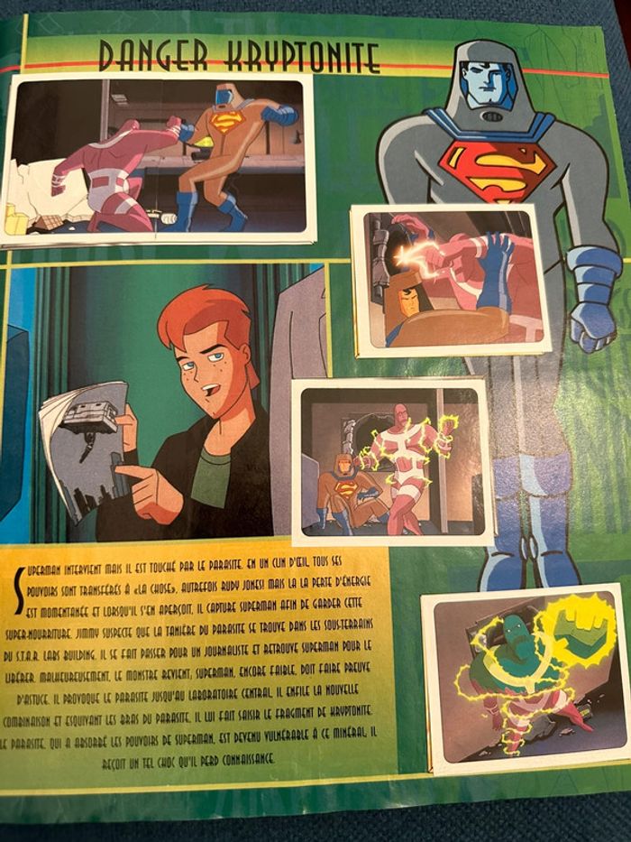 Album livre Panini complet stickers autocollants Superman super héros - photo numéro 10