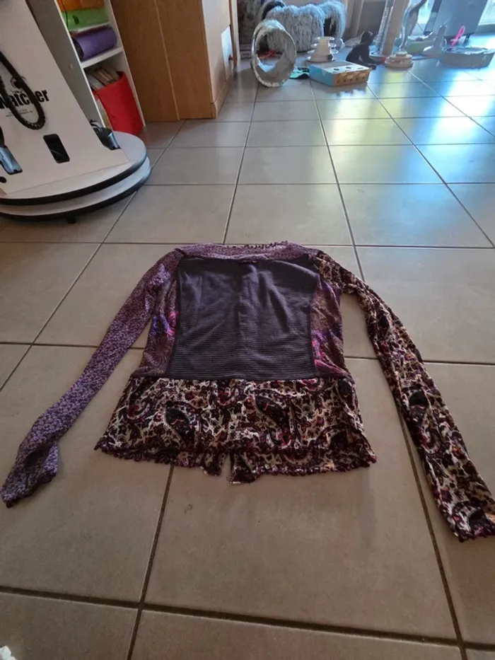 Tee shirt manche longue bon etat Taille M/L - photo numéro 2