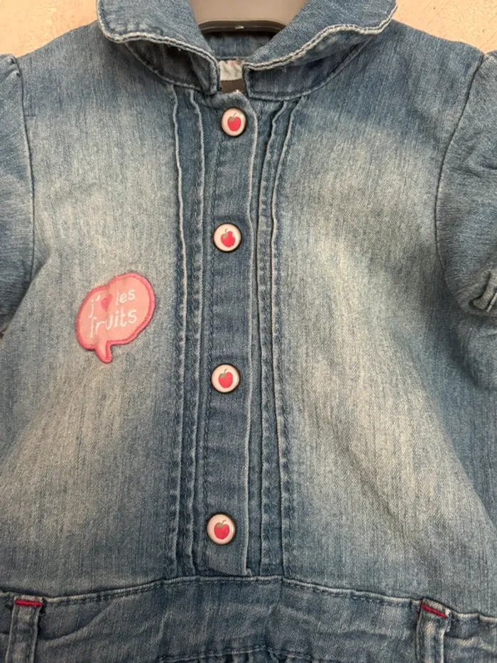 Robe en jean 4 saisons Orchestra Baby Girl – 18 mois - photo numéro 5