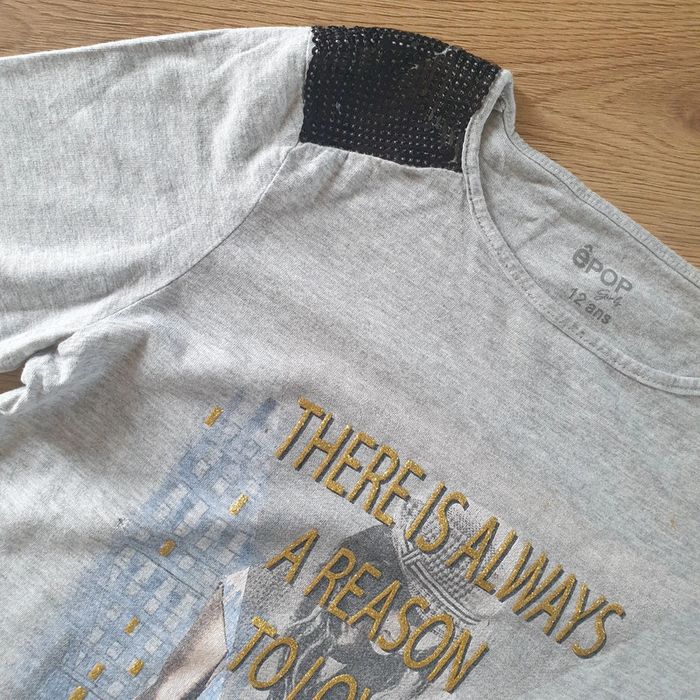 🩷 Tee-shirt avec sequins Epop 12 ans #emyfleury_12ansfille - photo numéro 2
