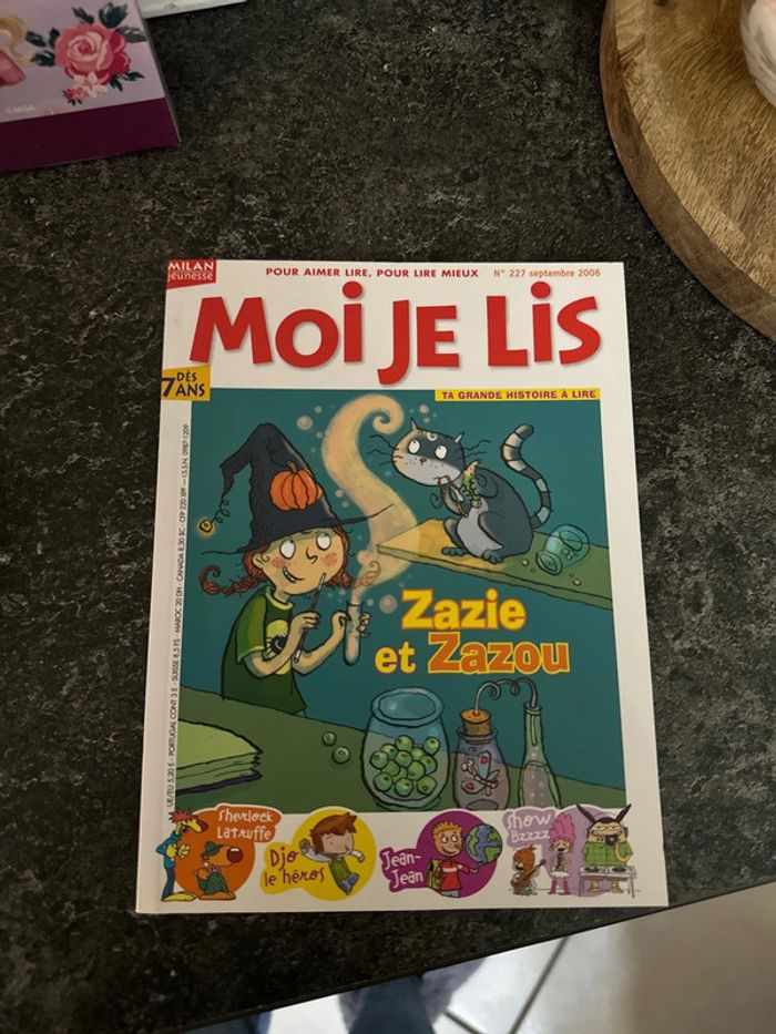 Moi je lis zazou et zazou