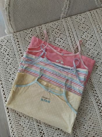 Lot de 3 débardeurs fille