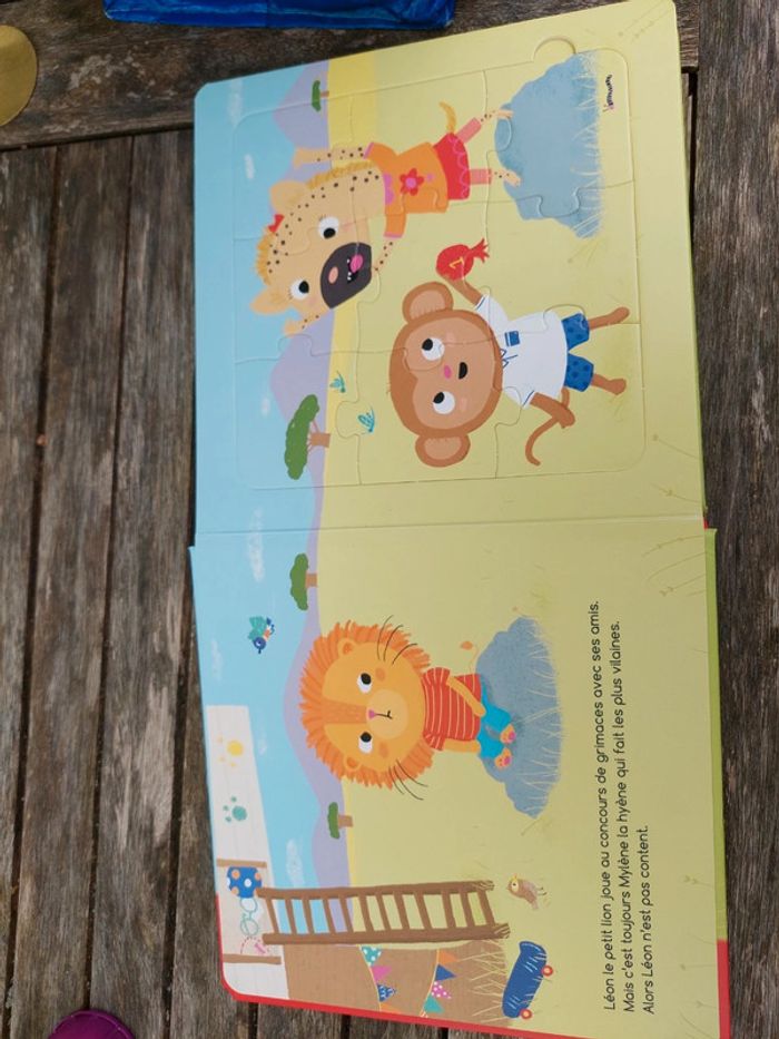 Livre puzzles Les premiers puzzles Léon est grognon - photo numéro 6