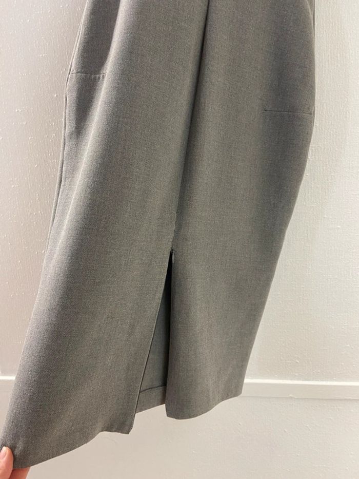 Robe grise moulante sexy Zara taille S - photo numéro 4