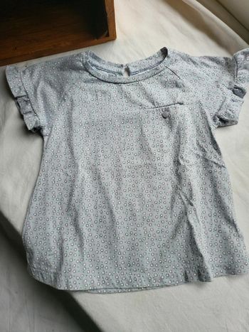 T-shirt qualité volants 18 mois