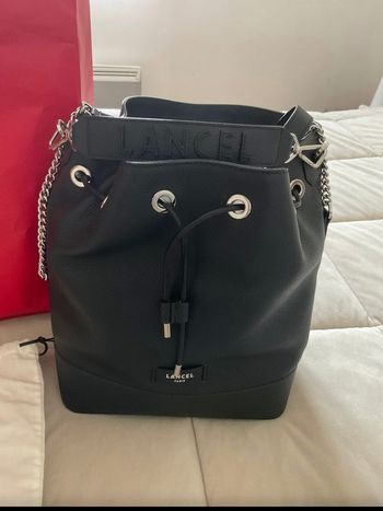 Sac Lancel sceau Ninon noir GM Neuf