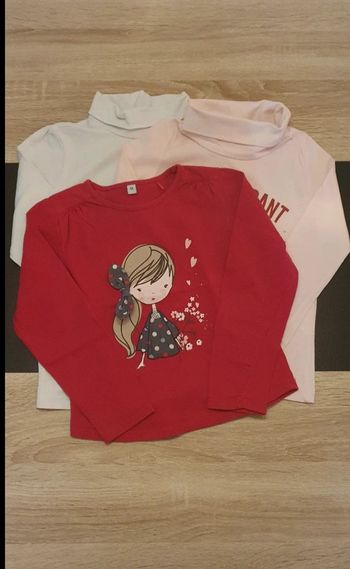 Lot de 3 tee-shirts manches longues 5 ans