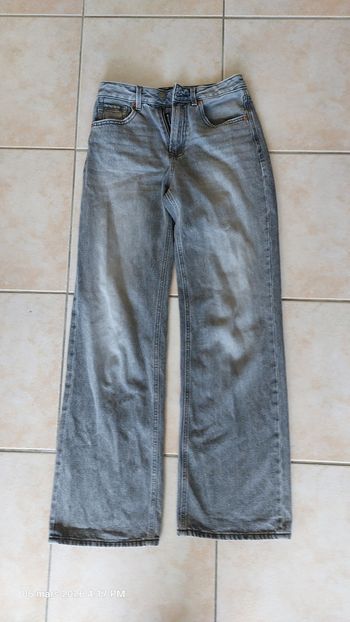 Jean femme Stradivarius gris taille 38