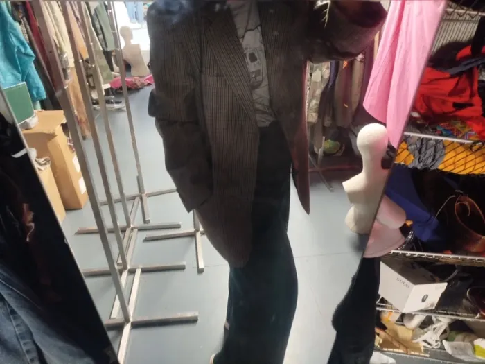 Veste costume - Blazer en Laine Homme Vintage Travelling x Ternyck Frères - Fabriqué en France - photo numéro 13