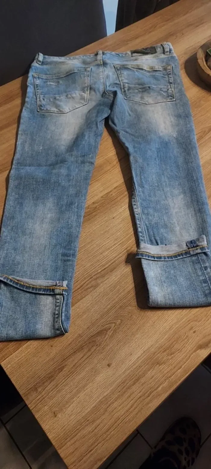 Jeans troué homme - River Island - photo numéro 3