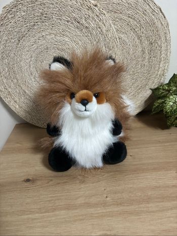Neuf doudou renard marron blanc noir soft Friends
