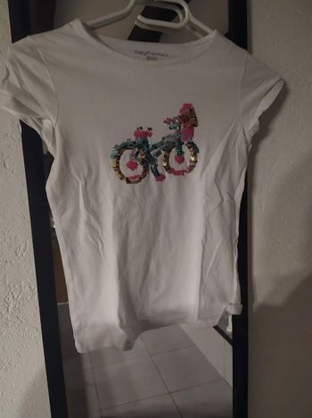 T shirt à paillettes