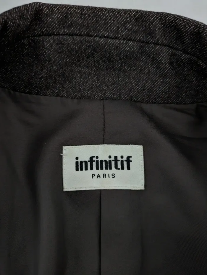 Veste zippée 100% laine - Infinitif - taille 44 - photo numéro 5