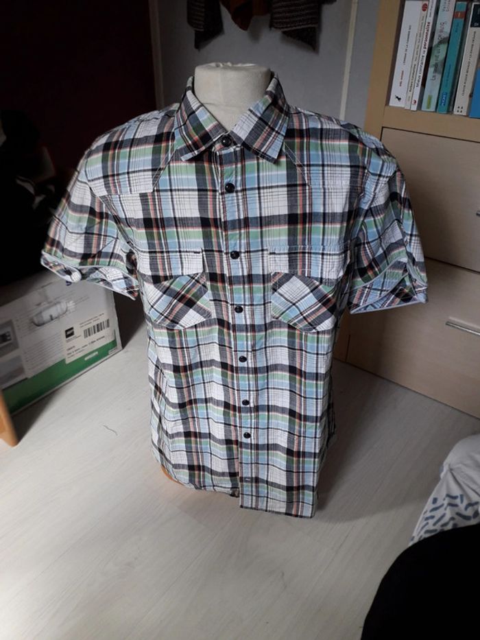 Chemisette homme rayée