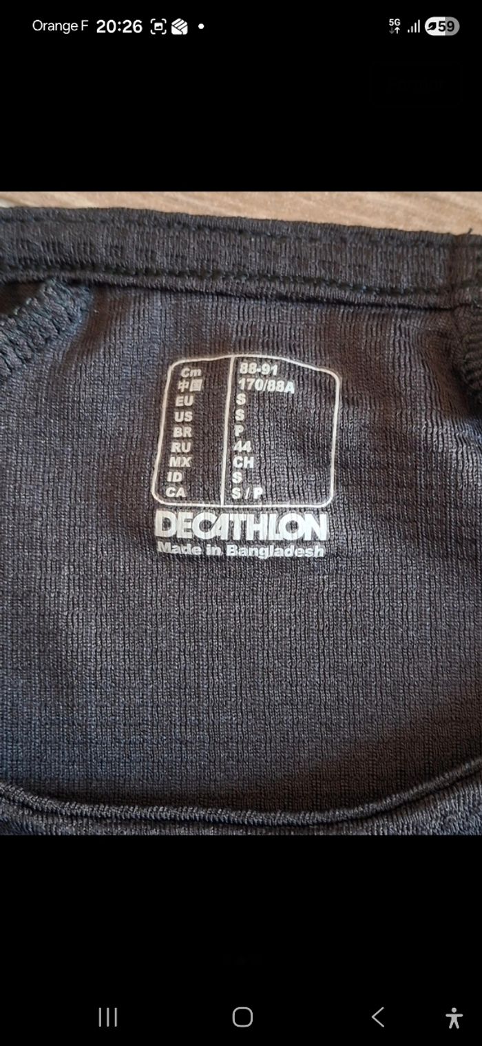 Haut sport Kipsta S - photo numéro 2