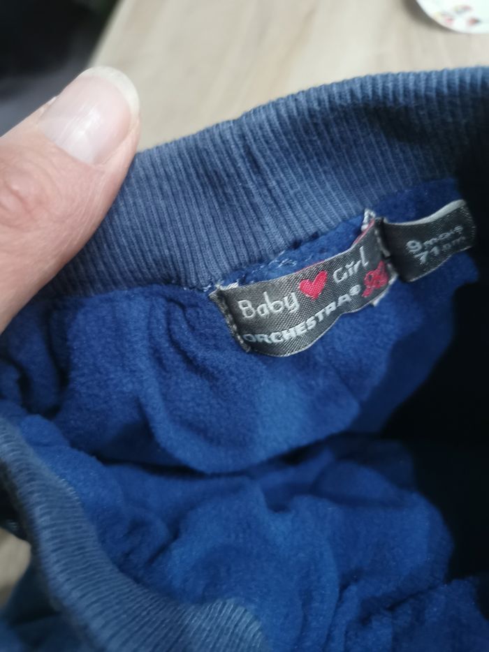 Pantalon hiver bébé fille 9 mois orchestra en TBE - photo numéro 4