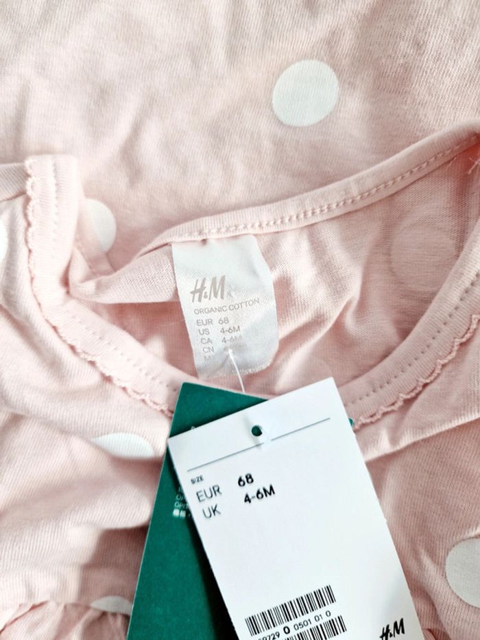 H&M - Robe courte à longues manches - Neuve avec étiquette ! (6 mois) - photo numéro 6