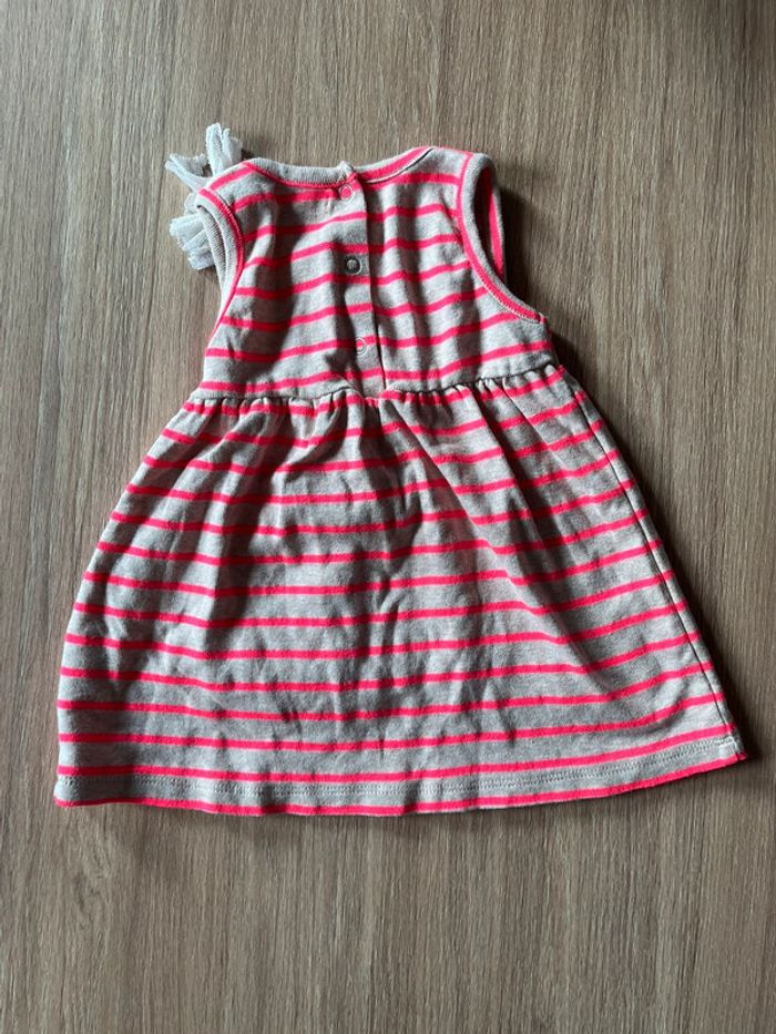 Robe hiver pik ouic rose et beige - photo numéro 2
