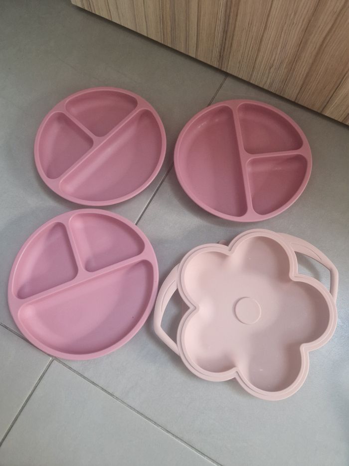 Assiette silicone