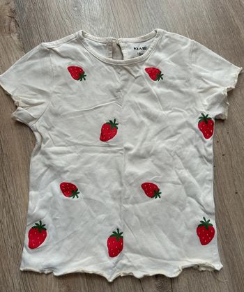 T-shirt fraise fille 18 mois