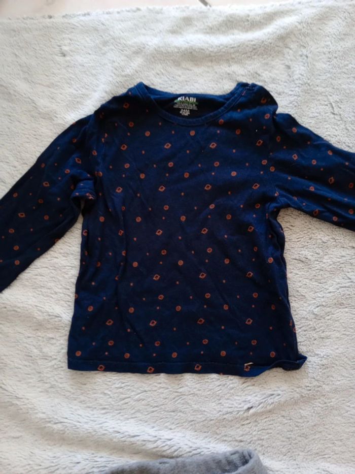 Ensemble haut bleu et pantalon gris c46 - photo numéro 4