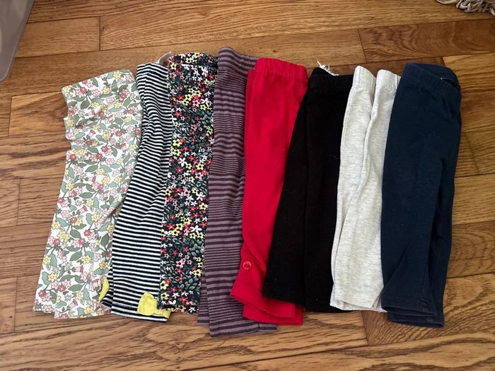 Lot de 8 leggings 6 mois