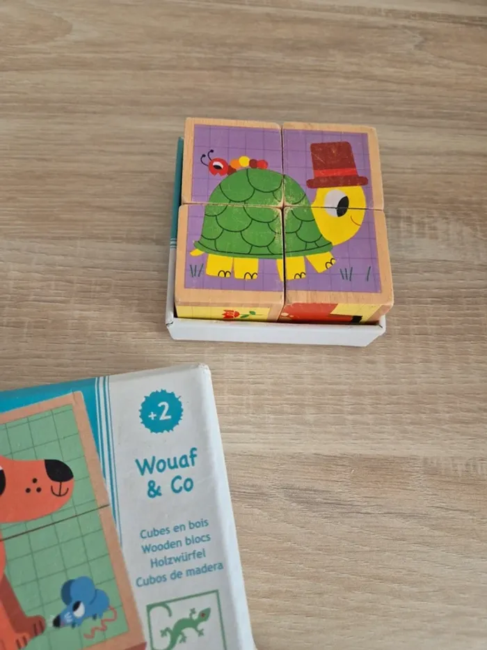 Puzzle cube animaux djeco - photo numéro 5
