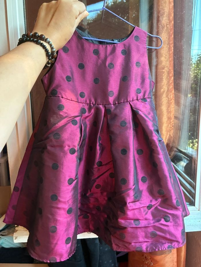 Magnifique robe à reflets changeant, taille 23 mois. - photo numéro 10