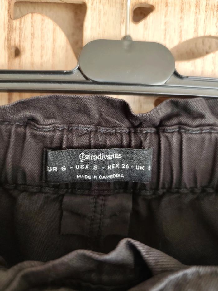 Jean coupe carotte taille haute Taille S Stradivarius - photo numéro 7