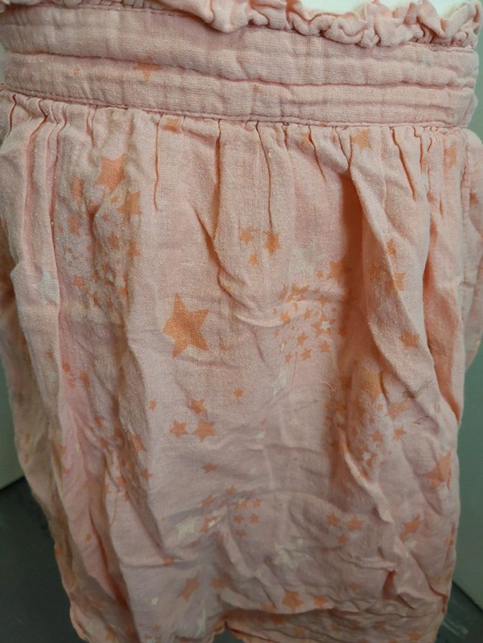 Jupe légère rose pâle Gemo – motifs étoiles – 8 ans - photo numéro 2