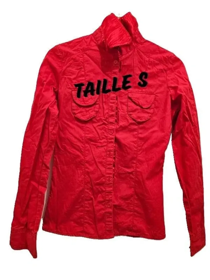 Chemise rouge Jennyfer - 36/S