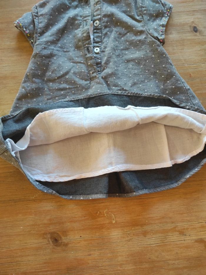 Ensemble robe grise et collant 9 mois - photo numéro 5