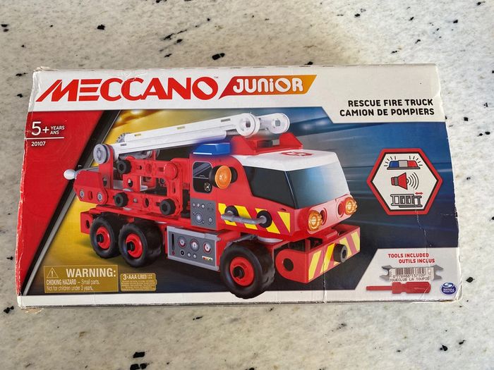 Meccano junior Camion de Pompiers - photo numéro 2