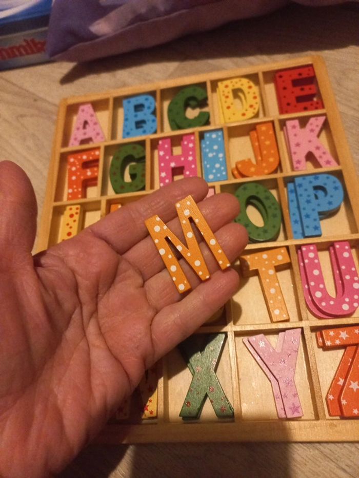 Alphabet en bois - photo numéro 4
