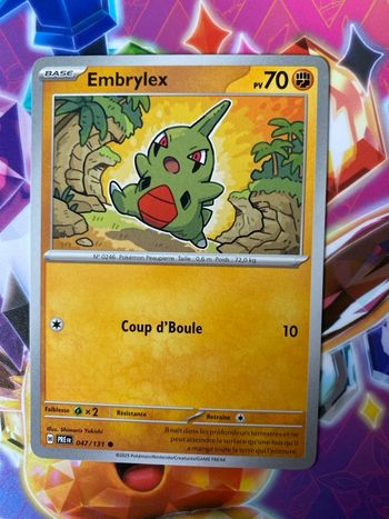 Carte Pokémon commune neuf