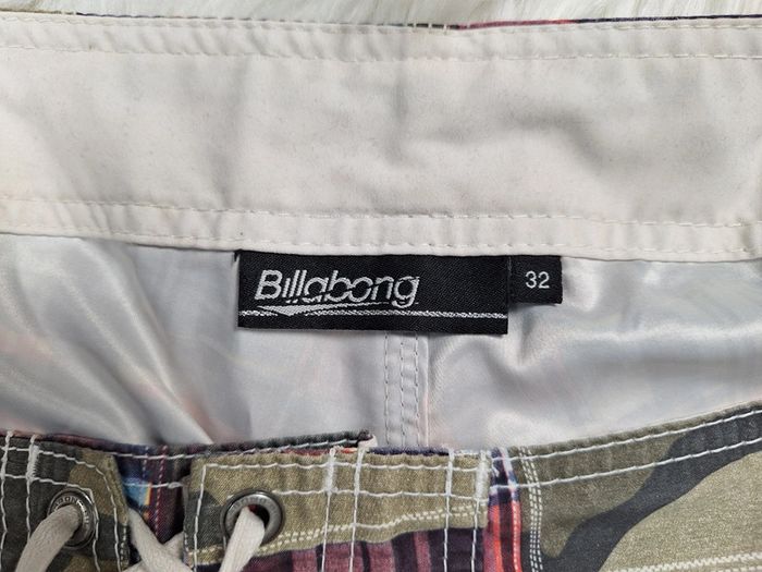 short de bain imprimé/brodé billabong - homme taille M - multicolore (518) - photo numéro 9