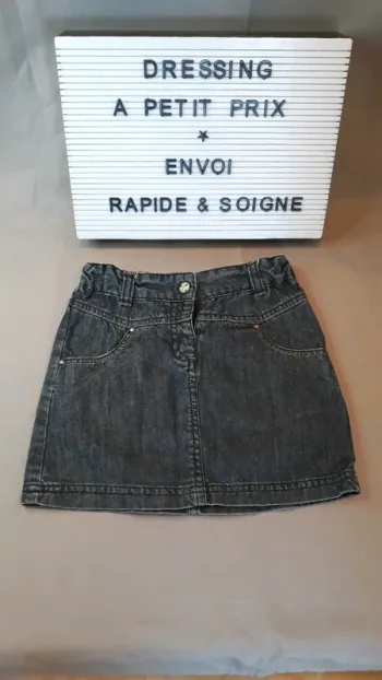 Jupe en jeans 4 ans