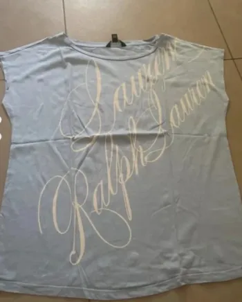 T-shirt bleu Ralph Lauren taille L