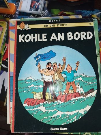Tintin kohle an bord