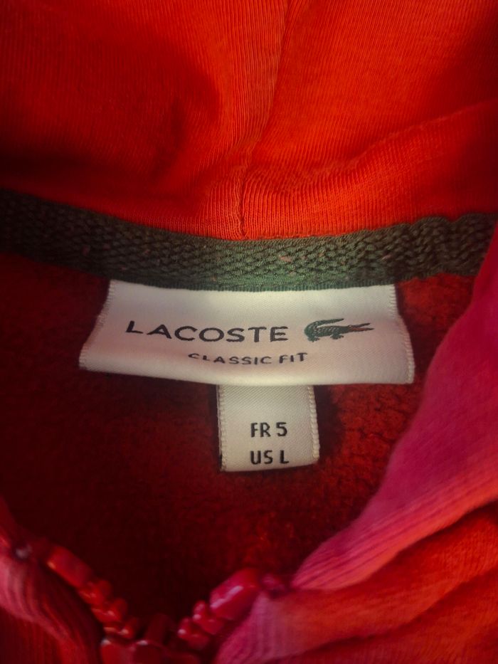 Veste Lacoste Originale Taille L - photo numéro 6